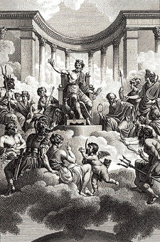 225x340 the gods and goddess of mount olympus - Mount Olympus Drawing