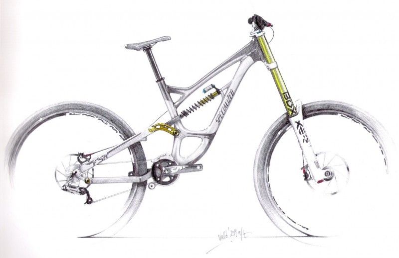 Mountain Bike Drawing At PaintingValley Explore Collection Of 