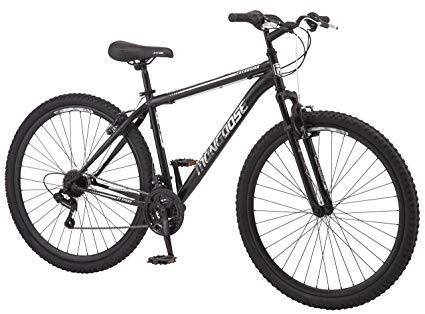 425x314 mongoose excursion men's mountain bike, black - Mountain Bike Drawing