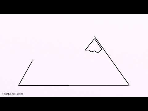 480x360 How To Draw Cartoon Mountain Drawing Step - Mountain Cartoon Drawing