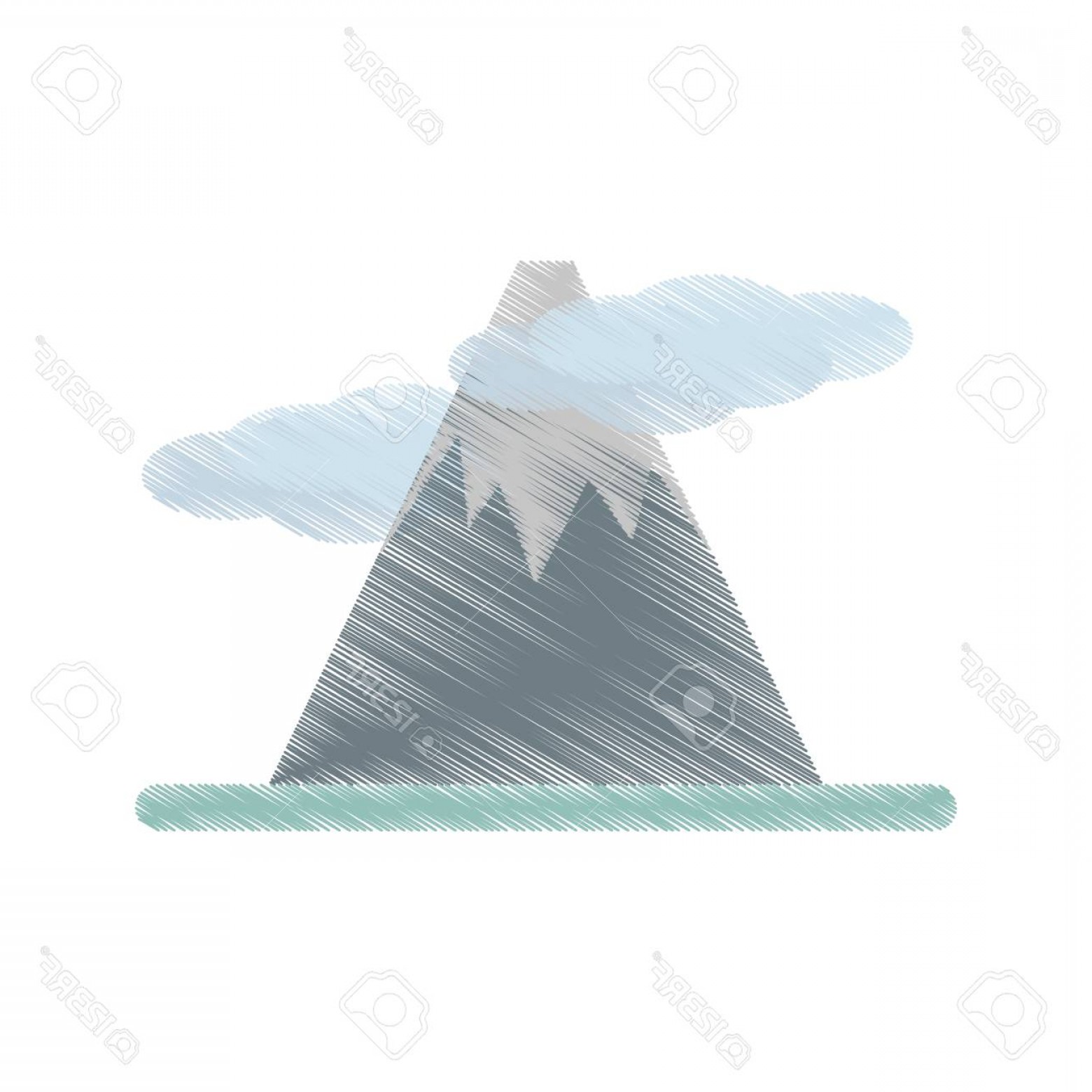 1560x1560 photostock vector drawing snow mountain climbing travel adventure - Mountain Climbing Drawing