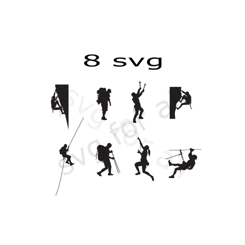 794x795 climbing climber drawing mountain vector woman etsy - Mountain Climbing Drawing