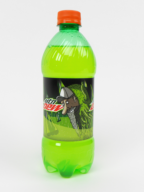 600x800 mountain dew character bottle on behance - Mountain Dew Bottle Drawing