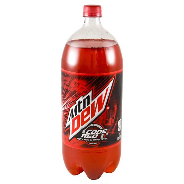 600x600 mountain dew code red liter - Mountain Dew Bottle Drawing