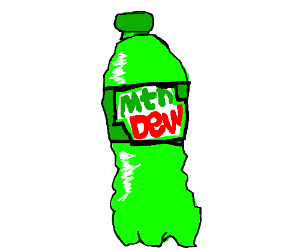 300x250 mountain dew drawing - Mountain Dew Bottle Drawing