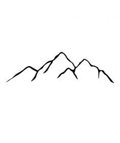 236x280 Simple Mountain Line Drawing Perfection - Mountain Drawing Clip Art