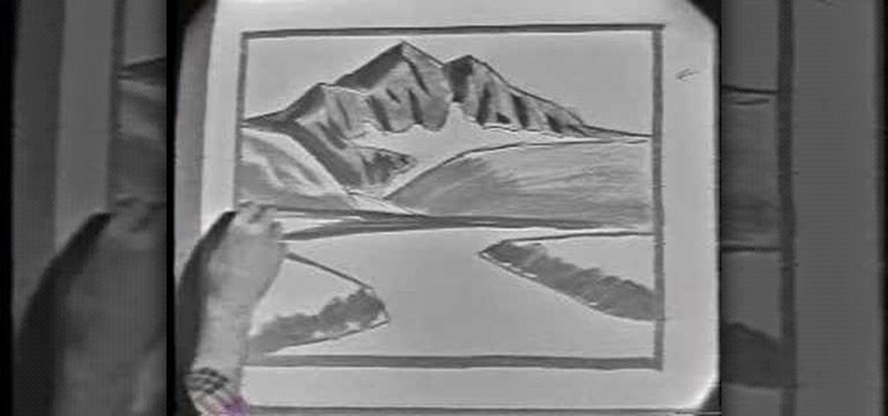 1280x600 how to draw a mountain lake with a nostalgic film drawing - Mountain Lake Drawing