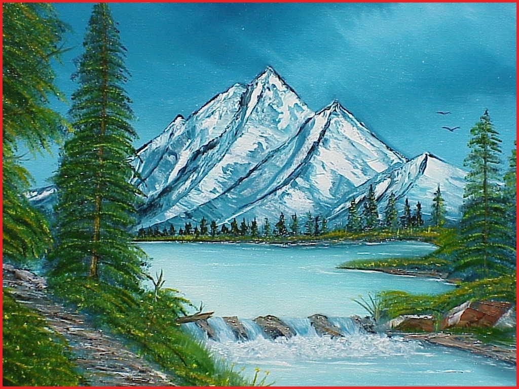 Mountain Landscape Drawing at PaintingValley.com | Explore collection