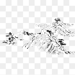 260x261 mountain line drawing png images vectors and free - Mountain Line Drawing