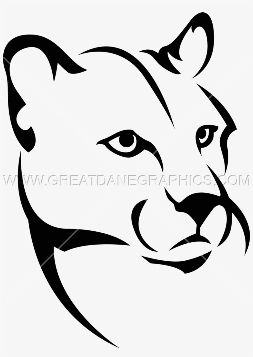 820x1156 mountain lion - Mountain Lion Head Drawing