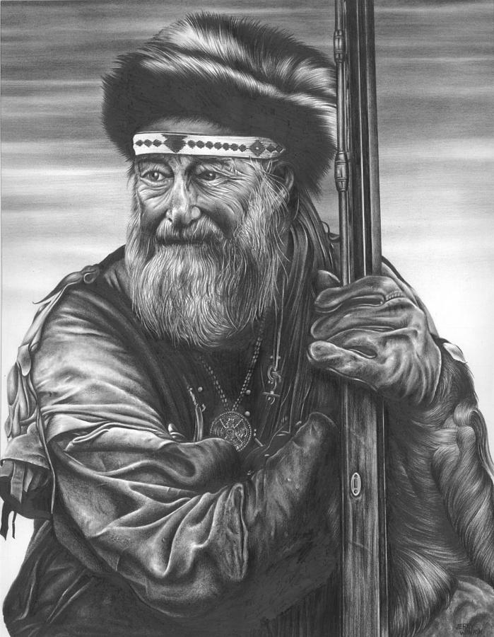 699x900 Mountain Man Drawing - Mountain Man Drawing