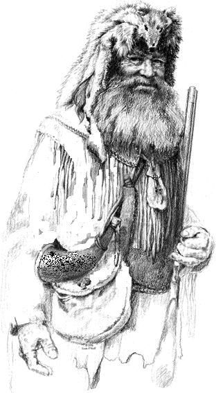 312x567 Mountain Man Pin Board - Mountain Man Drawing