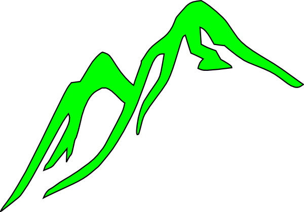 600x419 Mountain Drawing Outline - Mountain Outline Drawing
