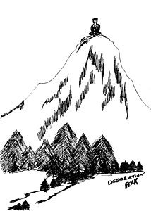 214x300 mountain peak drawings fine art america - Mountain Peak Drawing