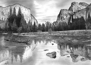 300x217 Mountain Scenery Drawings Fine Art America - Mountain Scenery Drawing