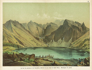 300x231 Scenery In The Carpathians - Mountain Scenery Drawing