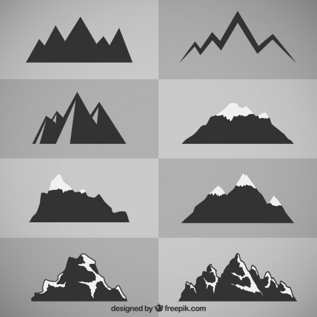 626x626 Mountain Vectors, Photos And Free Download - Mountain Silhouette Drawing