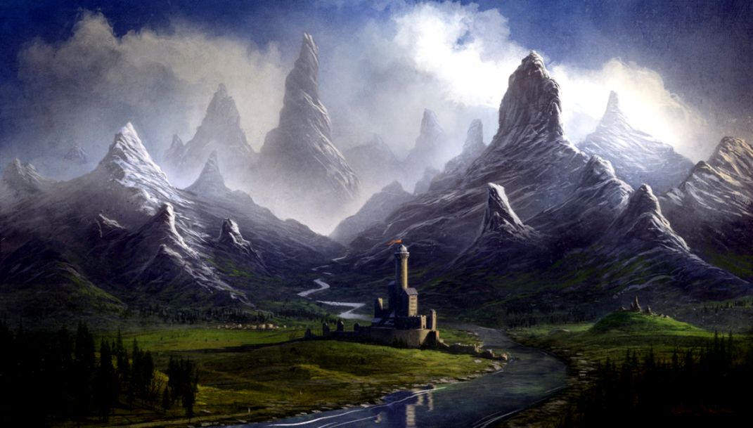 1071x609 mountain valley drawing like wallpapers - Mountain Valley Drawing