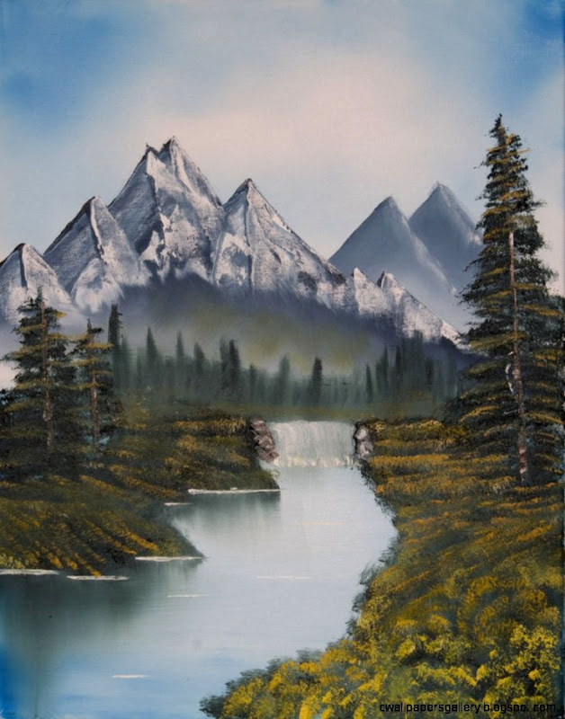 Mountain Valley Drawing at Explore collection of