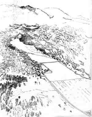 300x381 mountain valley drawing - Mountain Valley Drawing