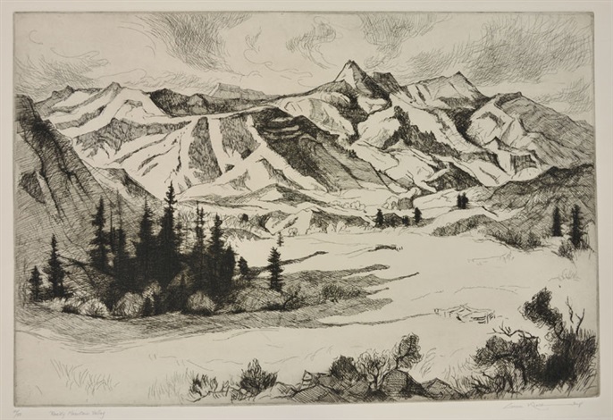 Mountain Valley Drawing at PaintingValley.com | Explore collection of