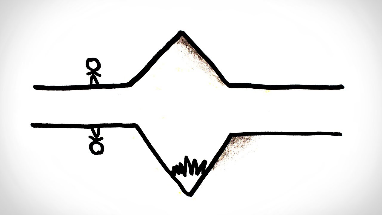 1280x720 the mountain or valley illusion - Mountain Valley Drawing