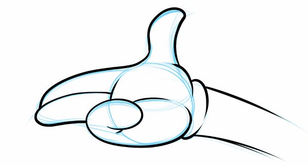 600x324 How To Draw Cartoon Hands - Mouse Cartoon Drawing