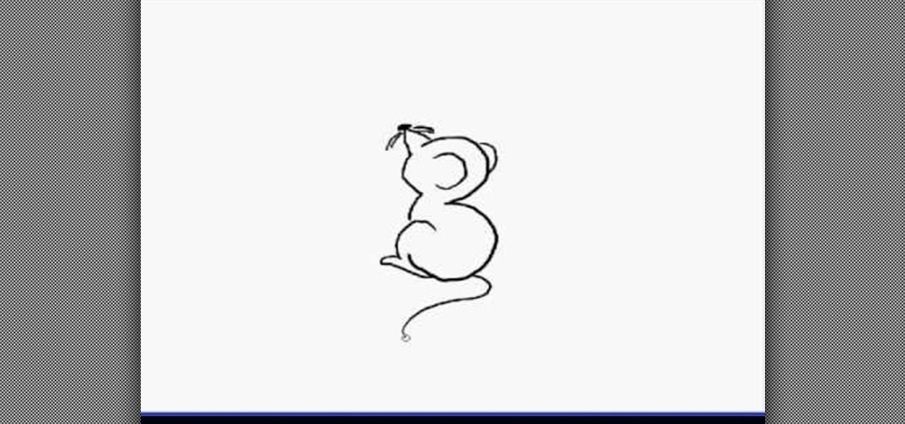 1280x600 How To Draw A Cartoon Mouse From The Number Drawing - Mouse Cartoon Drawing
