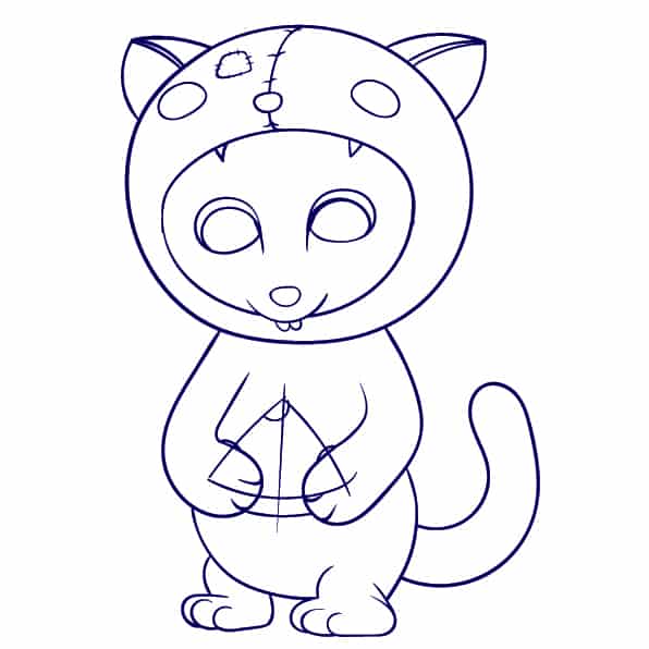 596x596 Learn How To Draw A Mouse - Mouse Cartoon Drawing