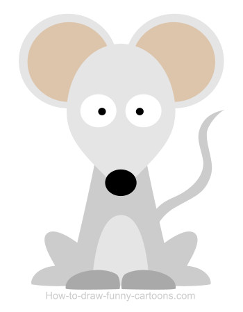 350x449 Drawing A Mouse Cartoon - Mouse Cartoon Drawing