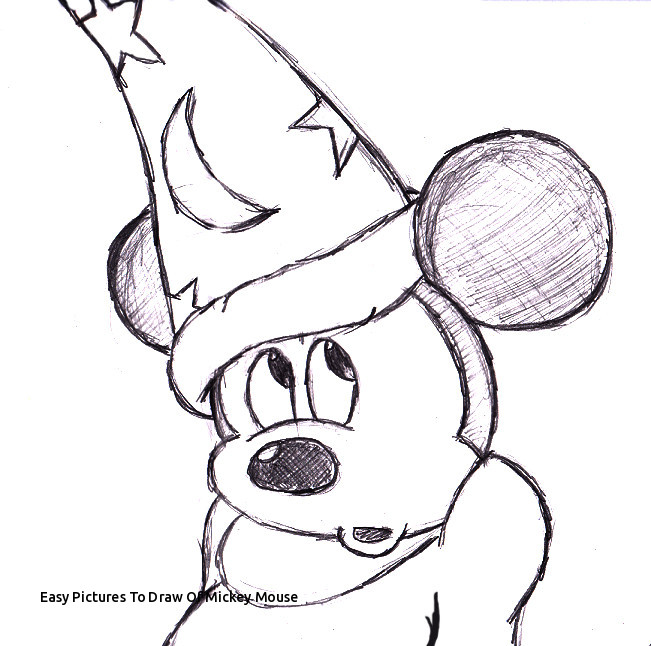 651x646 Easy Pictures To Draw Of Mickey Mouse Cartoon Disney Drawing - Mouse Cartoon Drawing