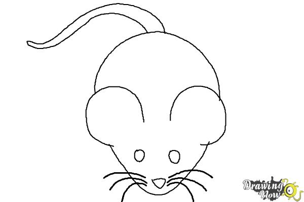600x400 How To Draw A Mouse For Kids - Mouse Drawing