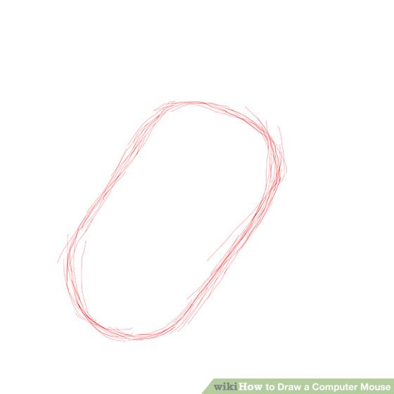 560x560 How To Draw A Computer Mouse Steps - Mouse Drawing Images