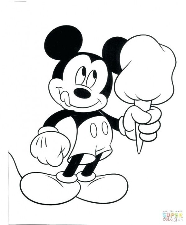 599x724 minnie mouse face coloring wonderful mickey mouse drawing face - Mouse Face Drawing