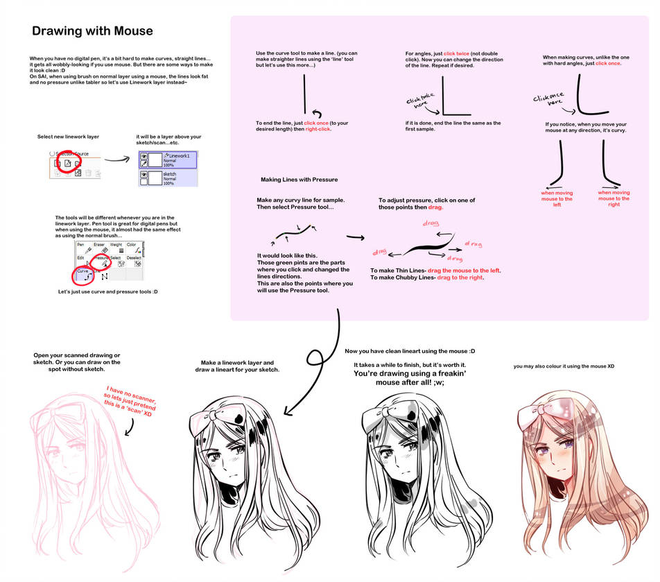 952x839 Drawing With Mouse - Mouse Line Drawing