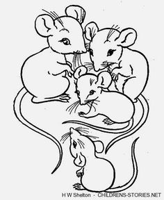 236x288 Best Sketches Of Dormice - Mouse Line Drawing