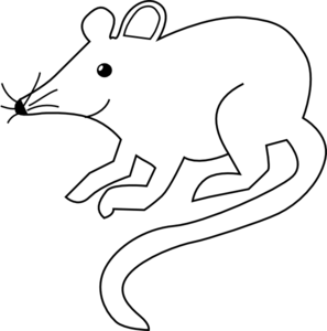 297x300 Simple Mouse Outline Clip Art - Mouse Outline Drawing