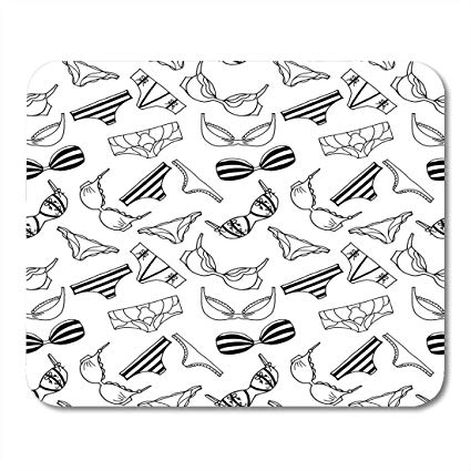 425x425 boszina mouse pads beautiful white drawing lingerie - Mouse Outline Drawing