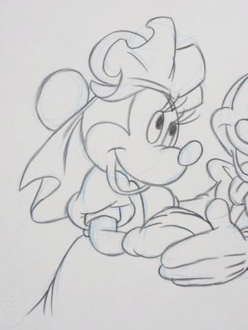 360x480 Disney Mickey Minnie Mouse Wedding Bride Groom - Mouse Pencil Drawing