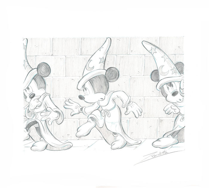 700x631 Mickey Mouse - Mouse Pencil Drawing