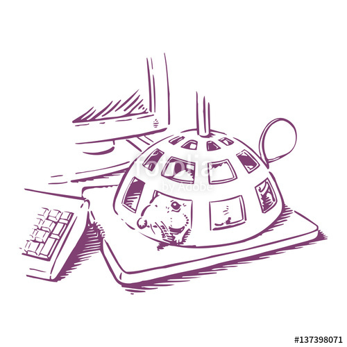 Mouse Trap Drawing at PaintingValley.com | Explore collection of Mouse ...