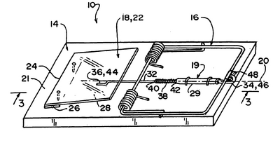 400x204 obscure patent mouse trap - Mouse Trap Drawing