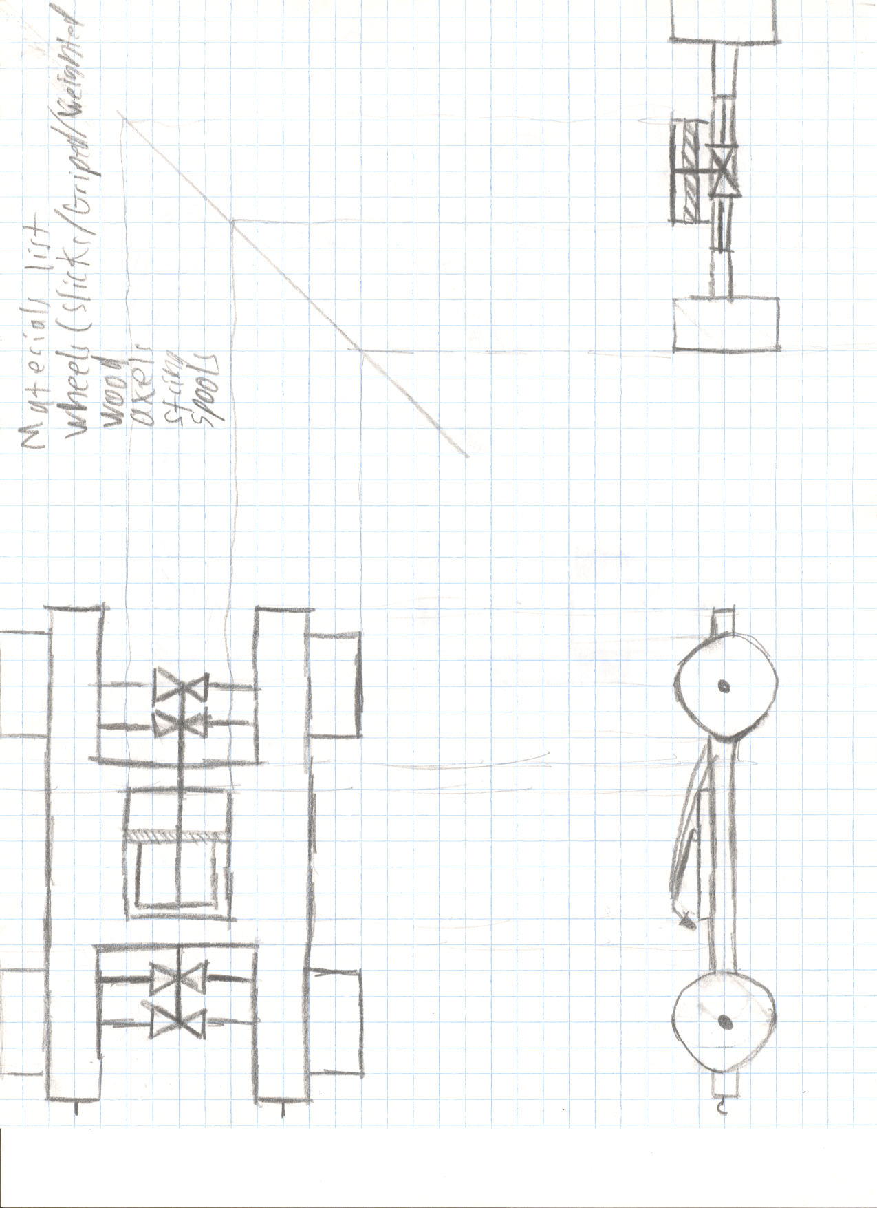 1275x1755 mouse trap car prototype sketch tanner's blog - Mousetrap Car Drawing