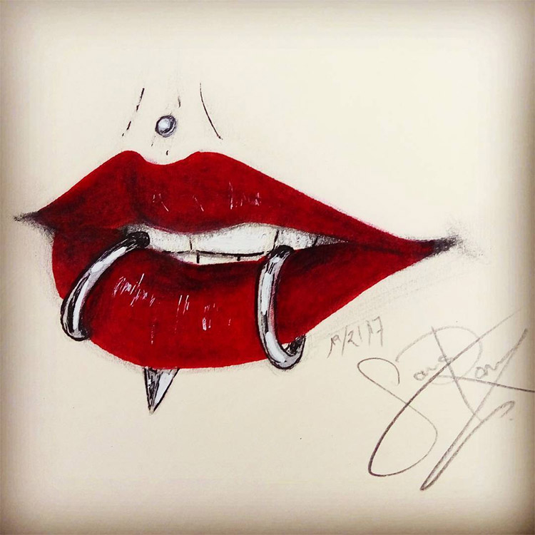 Mouth Drawing