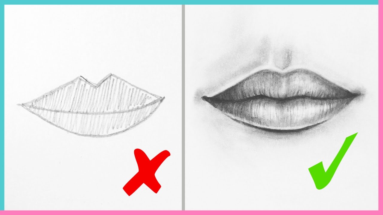 1280x720 dos don'ts how to draw realistic lips the mouth step - Mouth Drawing
