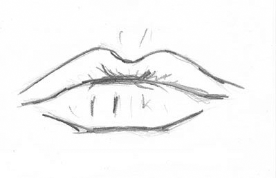 399x258 Drawing Mouths Drawing And Coloring - Mouth Drawing