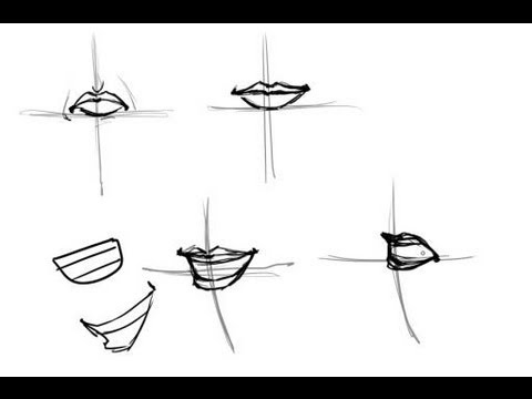 480x360 how to draw the mouth easy - Mouth Drawing Easy