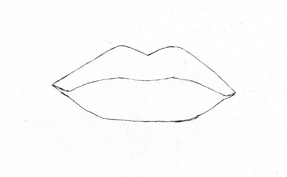 Simple Drawing Of A Mouth Would you like to draw a mouth with its tongue sticking out? simple drawing of a mouth