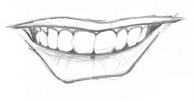 396x208 Drawing Mouths Drawing And Coloring - Mouth Drawing Easy