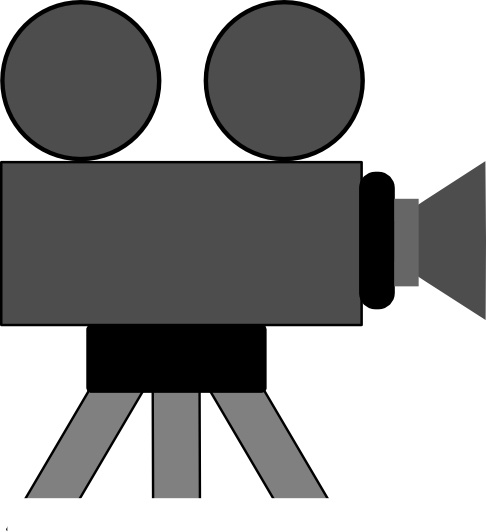 486x532 movie camera clip art free vector in open office drawing - Movie Camera Drawing